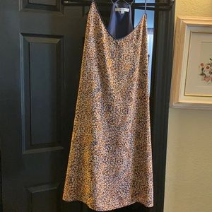 Fun dress Orange and blue